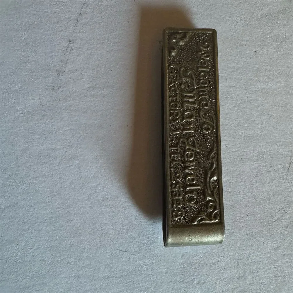 Jimmy Jewelry Vintage Thai Engraved Metal Money Clip